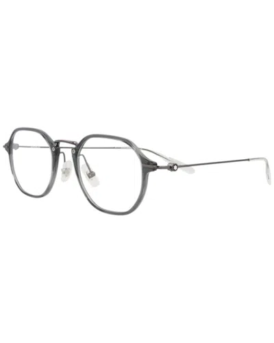 Montblanc Men's Mb0296o 50mm Optical Frames In Gray