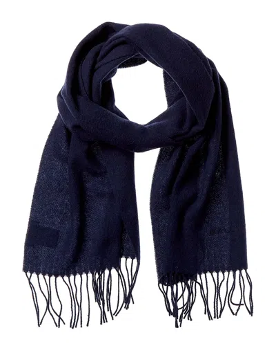 Bally Wool Scarf In Blue