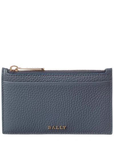 Bally Zandhy Leather Card Case In Orange