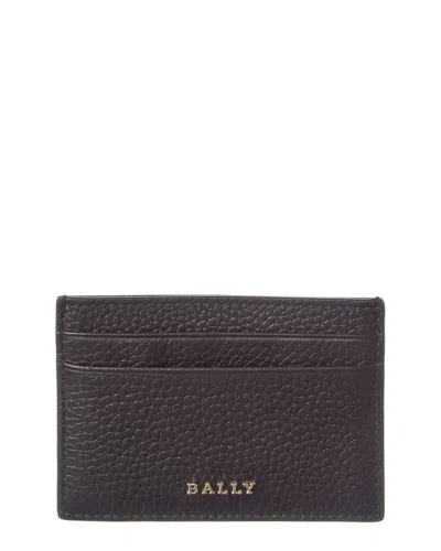 Bally Cynthia Leather Card Case In Blue