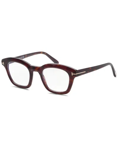 Tom Ford Men's Ft5961 49mm Optical Frames In Brown