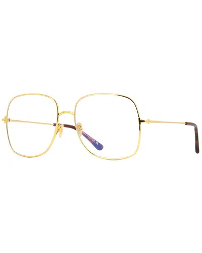 Tom Ford Women's Ft6048-b 59mm Optical Frames In Gold