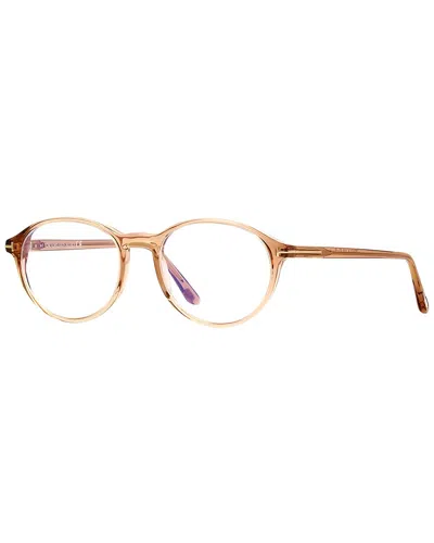 Tom Ford Men's Ft5753-b 51mm Optical Frames In Brown