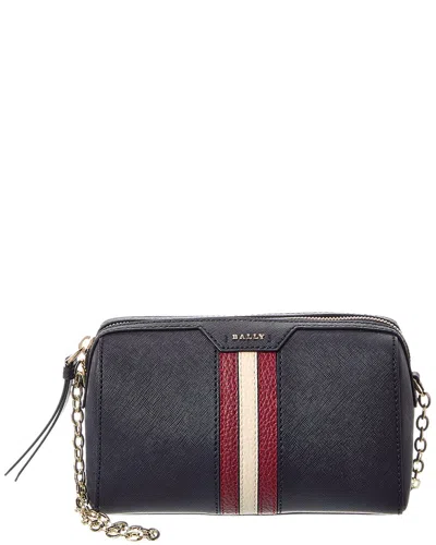 Bally Sary Leather Camera Bag In Burgundy