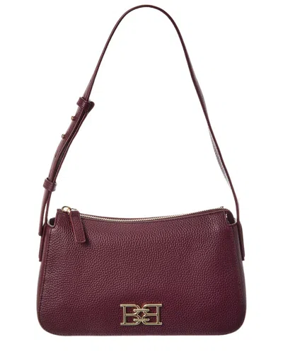 Bally Leather Shoulder Bag In Blue