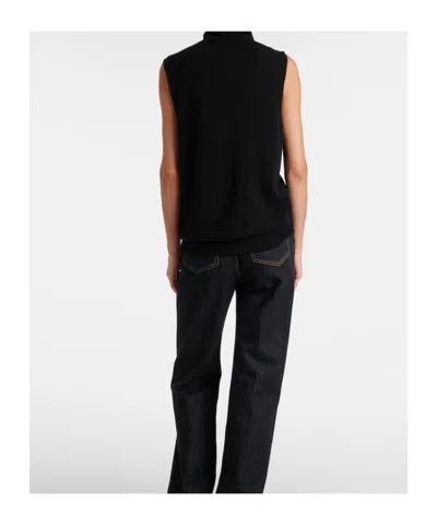 The Row Meritas Cashmere Turtleneck Sweater In Black