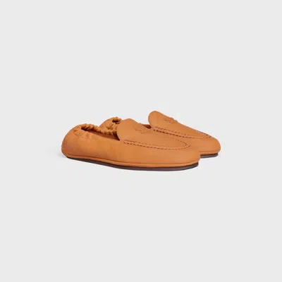 Celine Adam - Slip-on Loafer In Goatskin In Brown