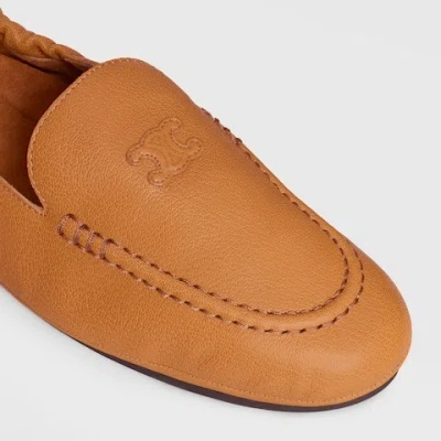 Celine Adam - Slip-on Loafer In Goatskin In Brown