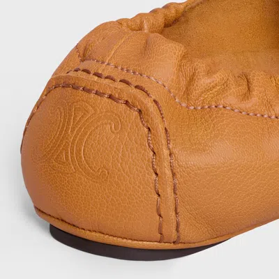 Celine Adam - Slip-on Loafer In Goatskin In Brown