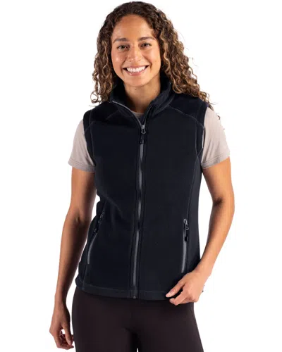 Clique Powder Recycled Fleece Womens Vest In Black