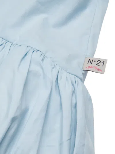 N°21 Ruffled Dress In Blue