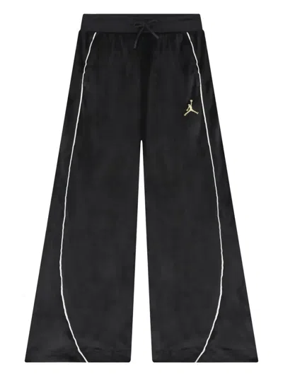 Jordan Drawstring-fastening Track Pants In Black