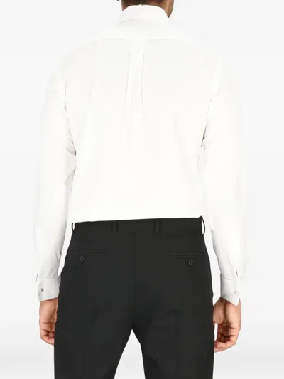 Scotch & Soda Concealed-button-fastening Dress Shirt In White