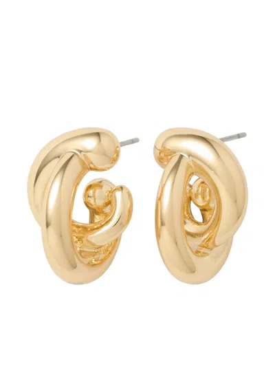 Roxanne Assoulin Twist Earrings In Gold