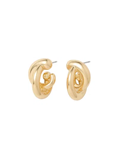 Roxanne Assoulin Twist Earrings In Gold