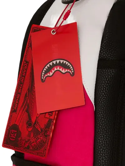 Sprayground Varsity Dlx Appliqué-details Backpack In Orange