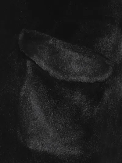 Betta Corradi Faux-fur Hooded Coat In Black