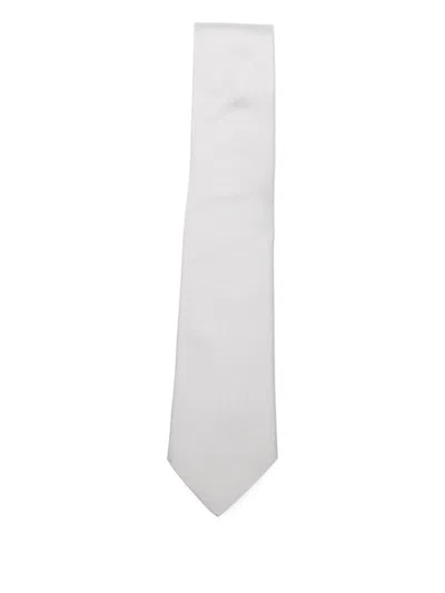 Errico Formicola Twill Tie In Gray