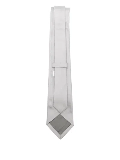 Errico Formicola Twill Tie In Gray