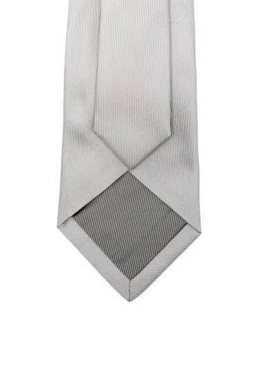 Errico Formicola Twill Tie In Gray