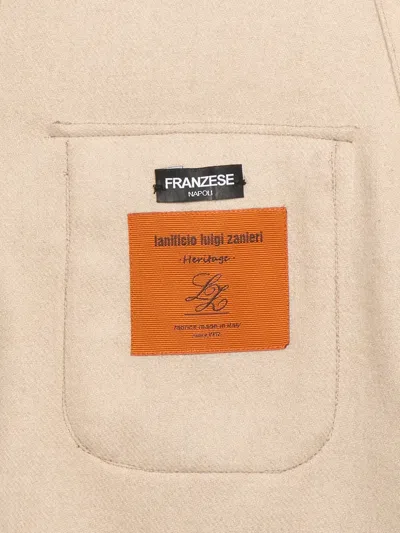 Franzese Collection Buttoned Patch-pocket Jacket In Multi