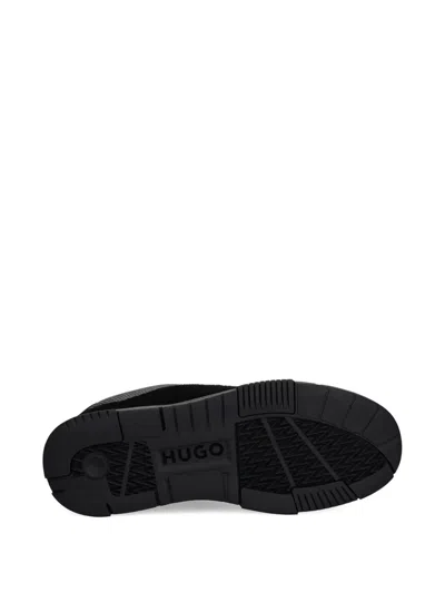 Hugo Boss Lace-up Sneakers In Black
