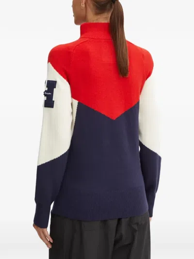 Helly Hansen Half-zip Logo Sweater In Blue