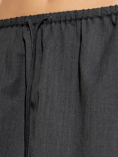 Samsoe & Samsoe Saroko Drawstring Skirt In Gray