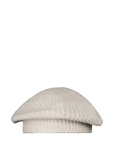 Moorer Mira Knitted Hat In Gray