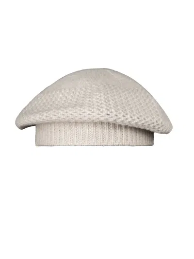 Moorer Mira Knitted Hat In Gray