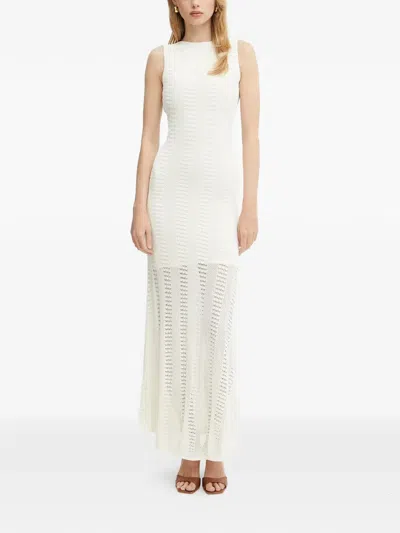 Marciano Cut-out Detail Maxi Dress In White