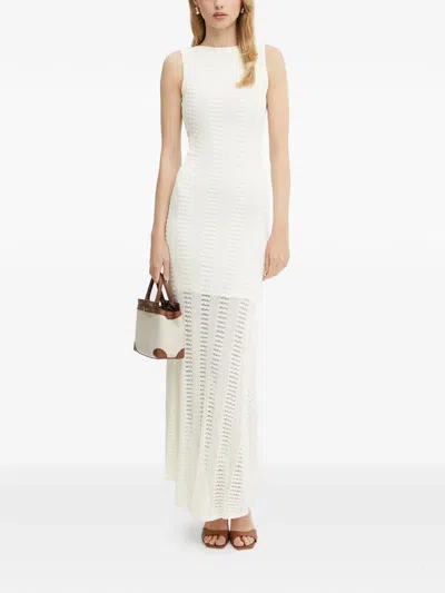 Marciano Cut-out Detail Maxi Dress In White