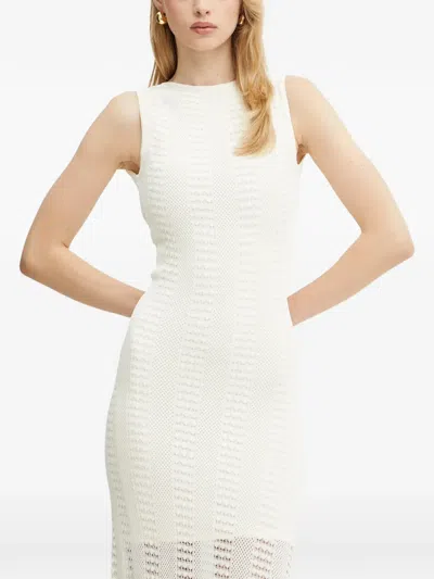Marciano Cut-out Detail Maxi Dress In White