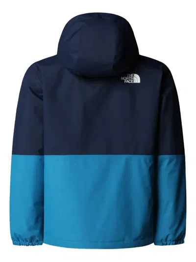 The North Face Logo-print Jacket In Blue