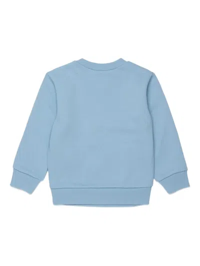Dsquared2 Logo Crew-neck Sweatshirt In Blue