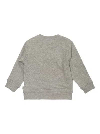 Stella Mccartney Logo-print Sweatshirt In Gray