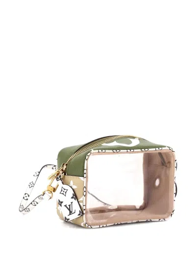 Pre-owned Louis Vuitton Beach Pouch Limited Edition Colored Monogram Giant Shoulder Bag In Multi