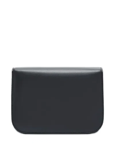 Giorgio Armani Small X 10 Corso Como Leather Cross Body Bag In Purple