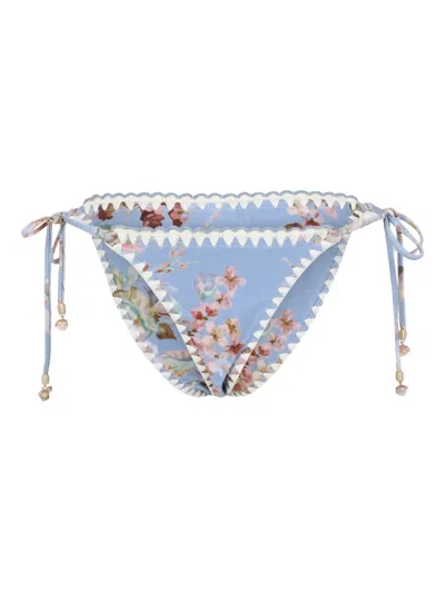 Zimmermann Awaken Bikini Bottoms In Blue