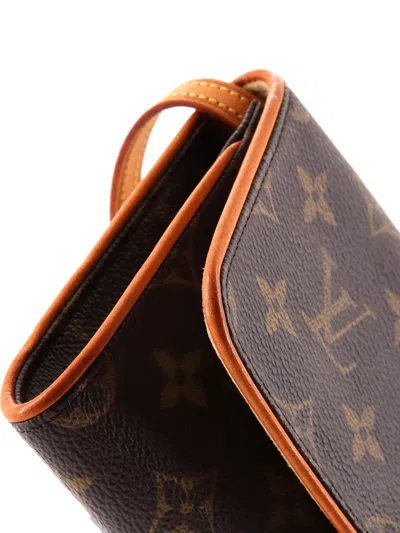 Pre-owned Louis Vuitton Twin Handbag Monogram Canvas Gm Crossbody Bag In Brown