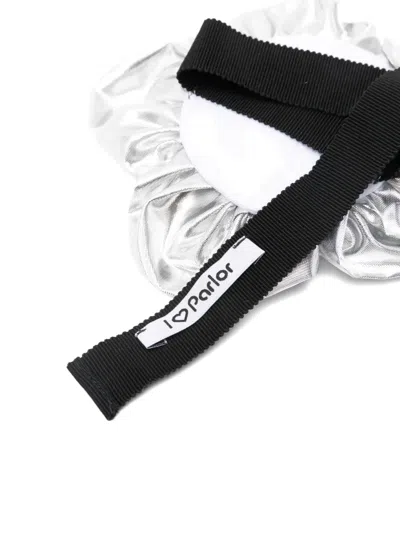 Parlor Floral-detail Choker In White