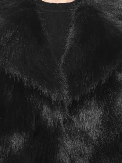 Betta Corradi Peak-lapel Coat In Black