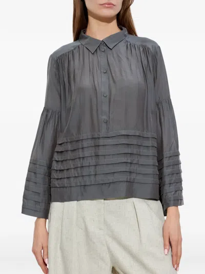 Munthe Rosalin Blouse In Gray