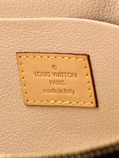 Pre-owned Louis Vuitton Nice Vanity Case Monogram Canvas Bb Pouch In Brown