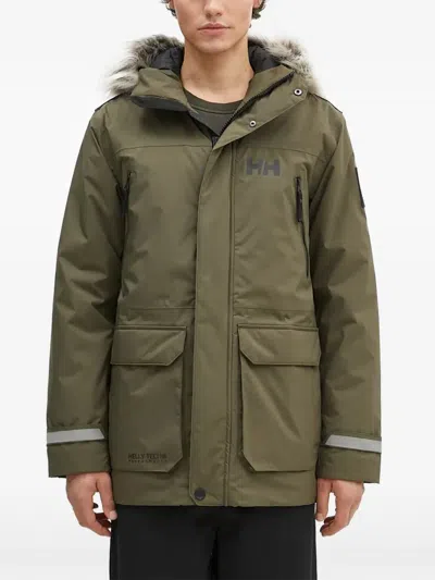 Helly Hansen Trimmed Hooded Parka In Multi
