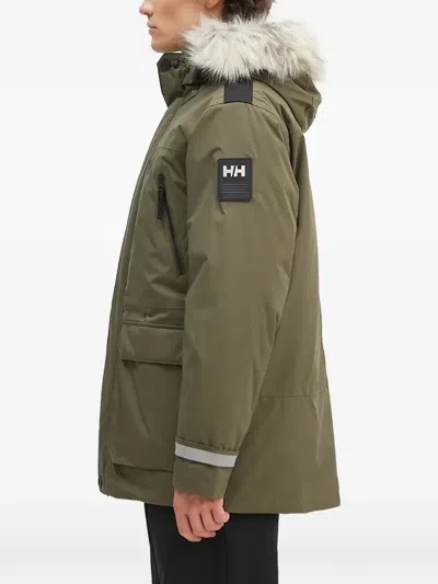 Helly Hansen Trimmed Hooded Parka In Multi