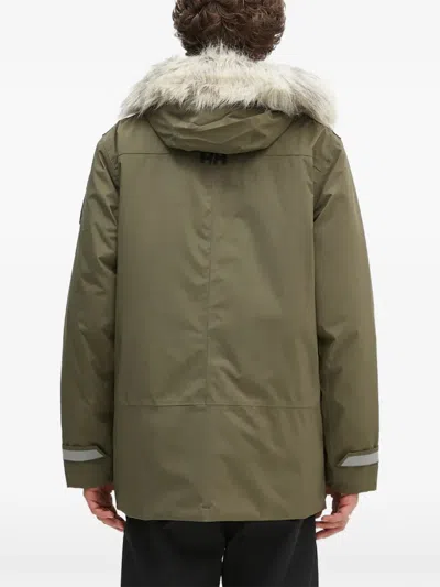 Helly Hansen Trimmed Hooded Parka In Multi