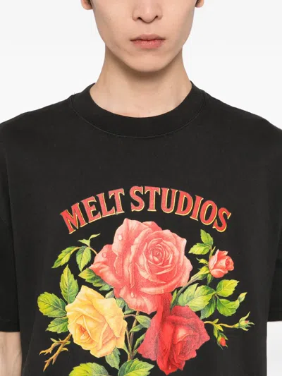 Melt Floral-printed T-shirt In Multi