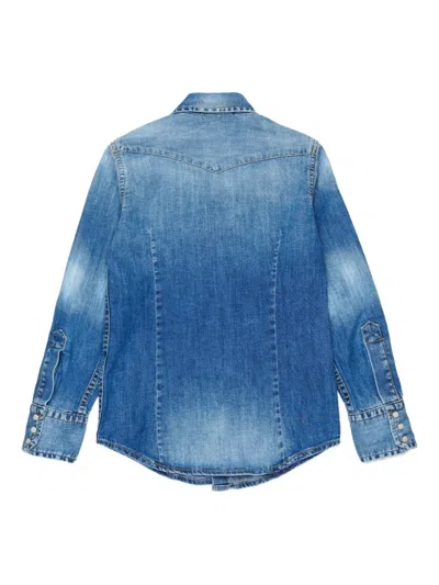 Dsquared2 Shirt Kids In Blue