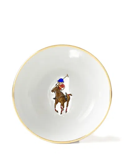 Ralph Lauren Polo Bear Plate And Bowl Set (set Of Four) In Multi